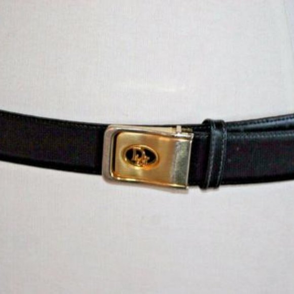 Vintage Dior Art Deco Reversible Brown Black